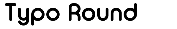 Typo Round font preview