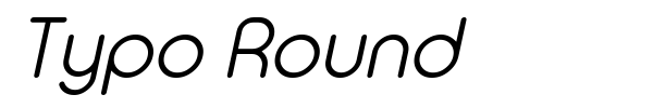 Typo Round font preview