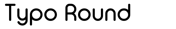 Typo Round font preview