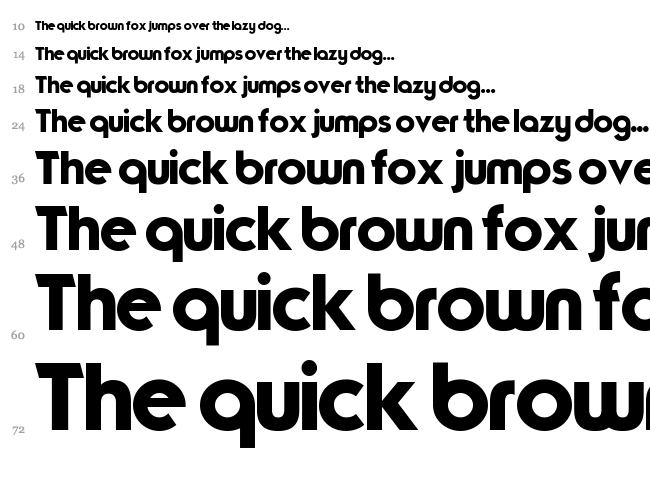 TypoGraphica font waterfall