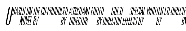 Universal Accreditation font
