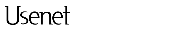 Usenet font