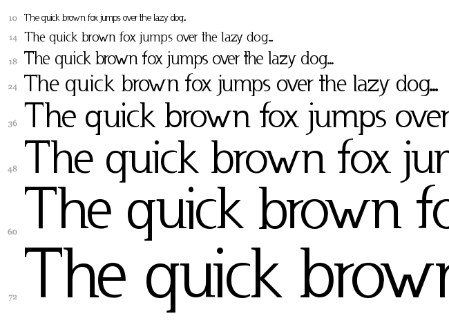 Usenet font waterfall