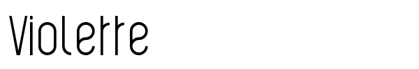 Violette font