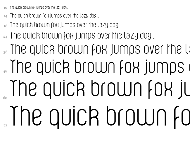 Violette font waterfall