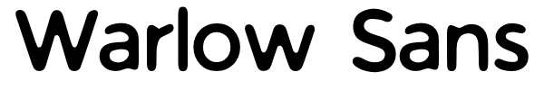 Warlow Sans font