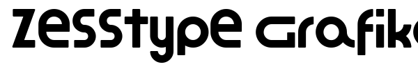 Zesstype Grafika font preview