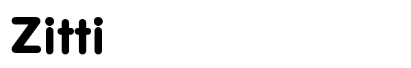 Zitti font