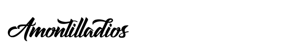 Amontilladios font