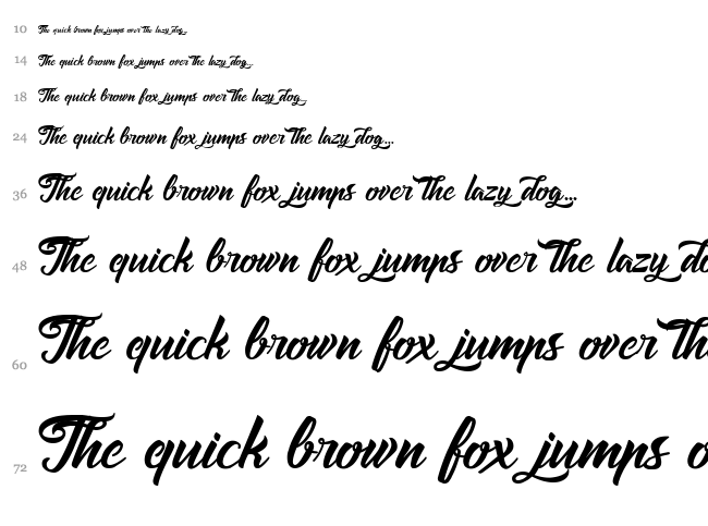 Amontilladios font waterfall
