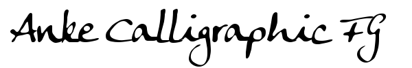 Anke Calligraphic FG font