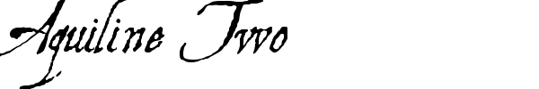 Aquiline Two font