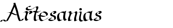 Artesanias font