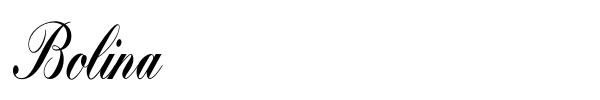 Bolina font