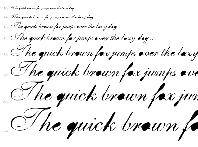 BreastBomb font waterfall