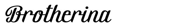 Brotherina font