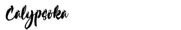 Calypsoka font