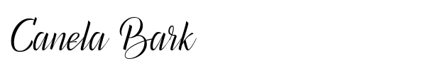 Canela Bark font