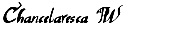 Chancelaresca PW font
