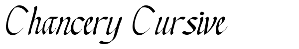 Chancery Cursive font