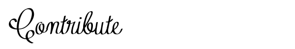 Contribute font