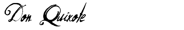 Don Quixote font