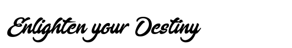 Enlighten your Destiny font