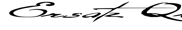 Ersatz Quality font
