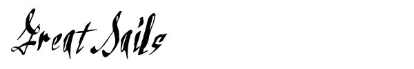 GreatSails font