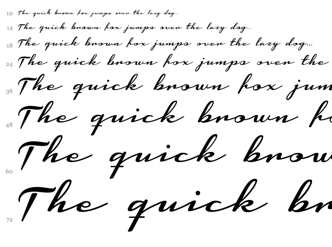 Housegrind font waterfall
