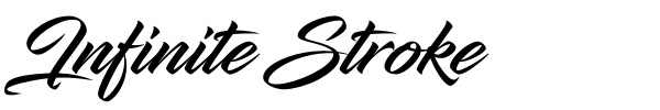 Infinite Stroke font preview