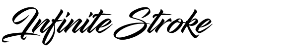 Infinite Stroke font preview
