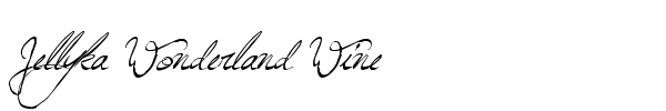 Jellyka Wonderland Wine font