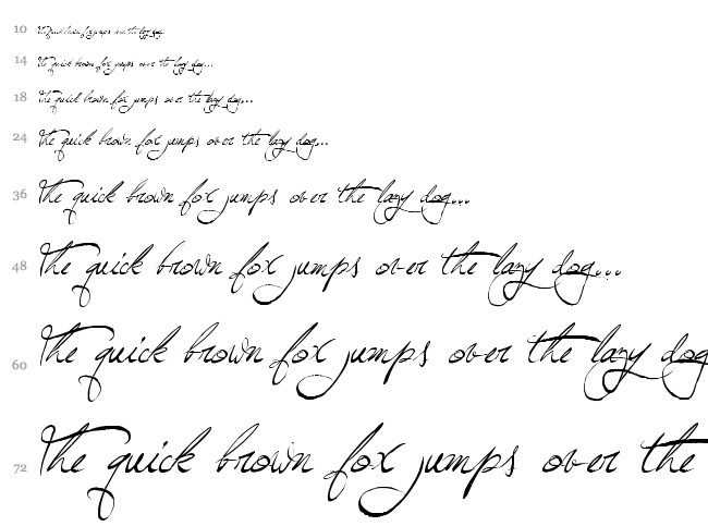 Jellyka Wonderland Wine font waterfall