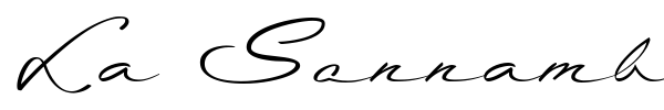 La Sonnambula font
