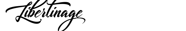 Libertinage font