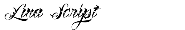Lina Script font