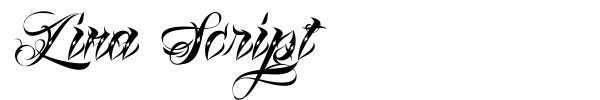 Lina Script font preview