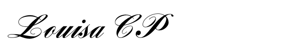 Louisa CP font