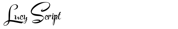 Lucy Script font