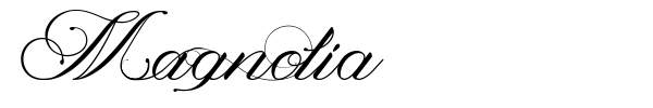 Magnolia font