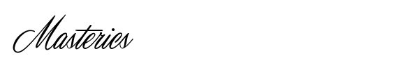Masterics font