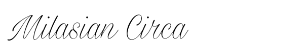 Milasian Circa font