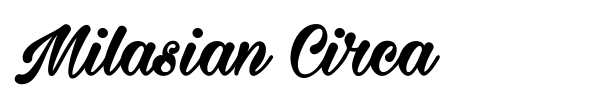 Milasian Circa font preview