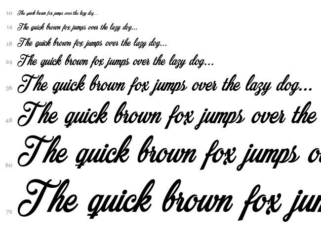 Mochary font waterfall