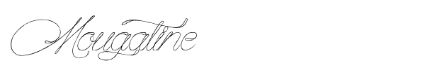 Mougatine font