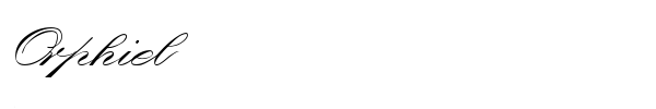Orphiel font