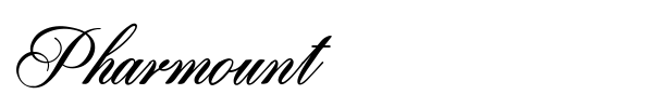 Pharmount font