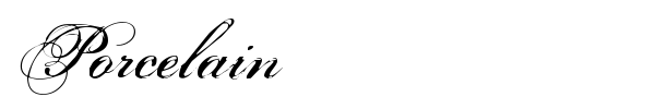 Porcelain font
