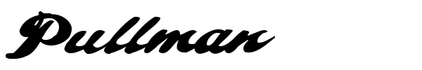Pullman font